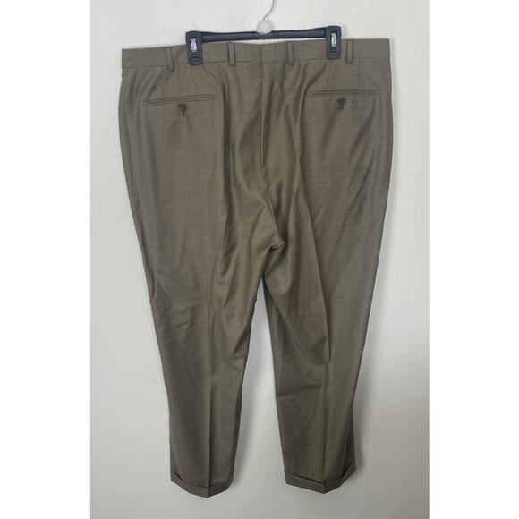 Men J. Hilburn Vitale Barberis Canonico wool cuffed 2-piece 3-button suit, 48R - Picture 10 of 11